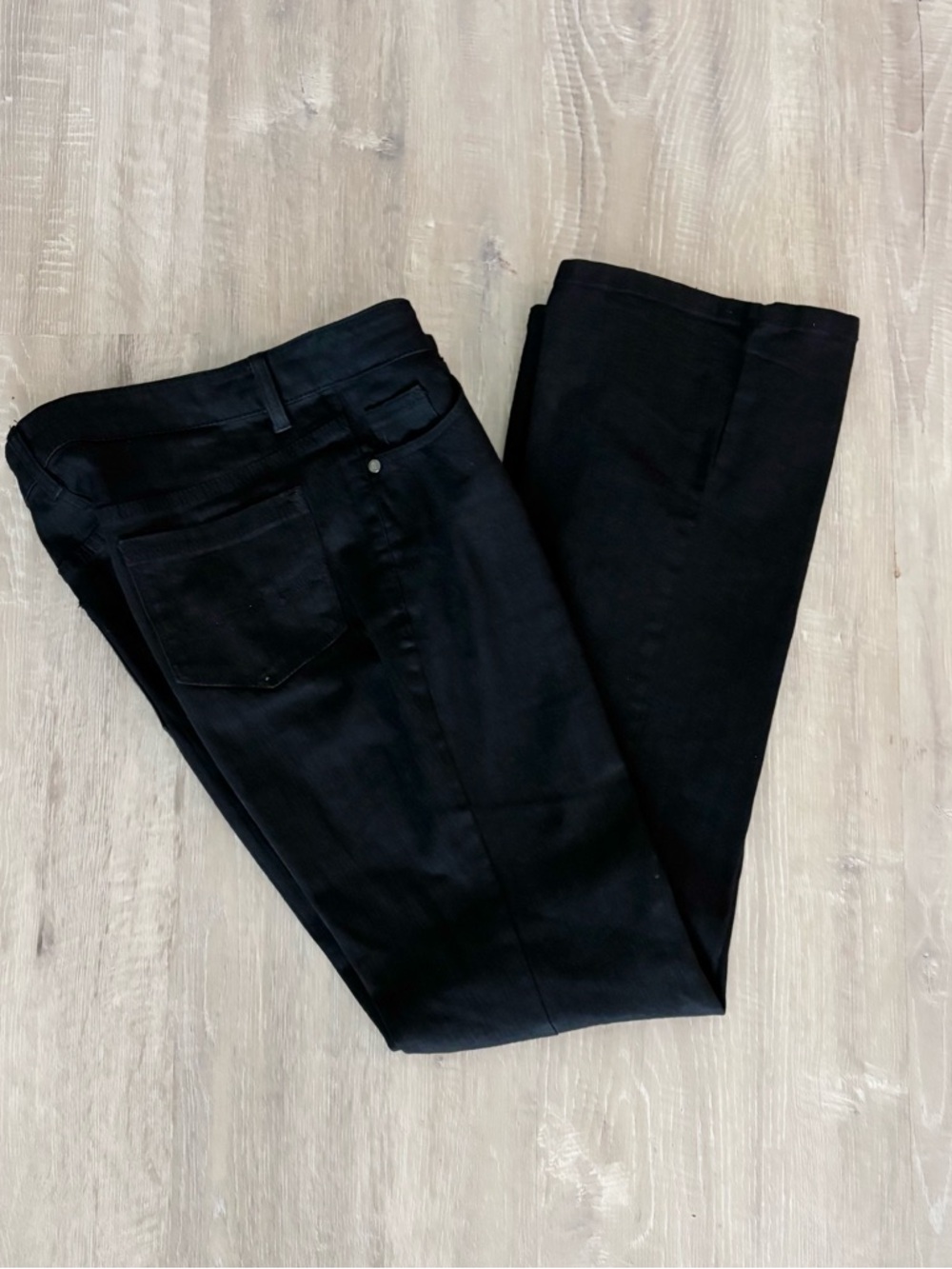 Faded Glory Women's Size 6 Bootcut Black Stretch Jeans Denim Vintage Mid Rise
